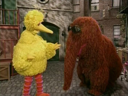 Big Bird And Snuffy Meme Template
