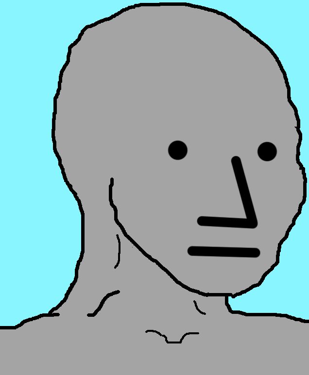 NPC Meme Template