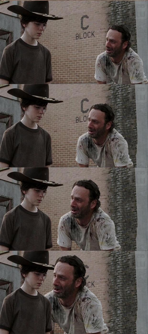 Rick and Carl Long Meme Template