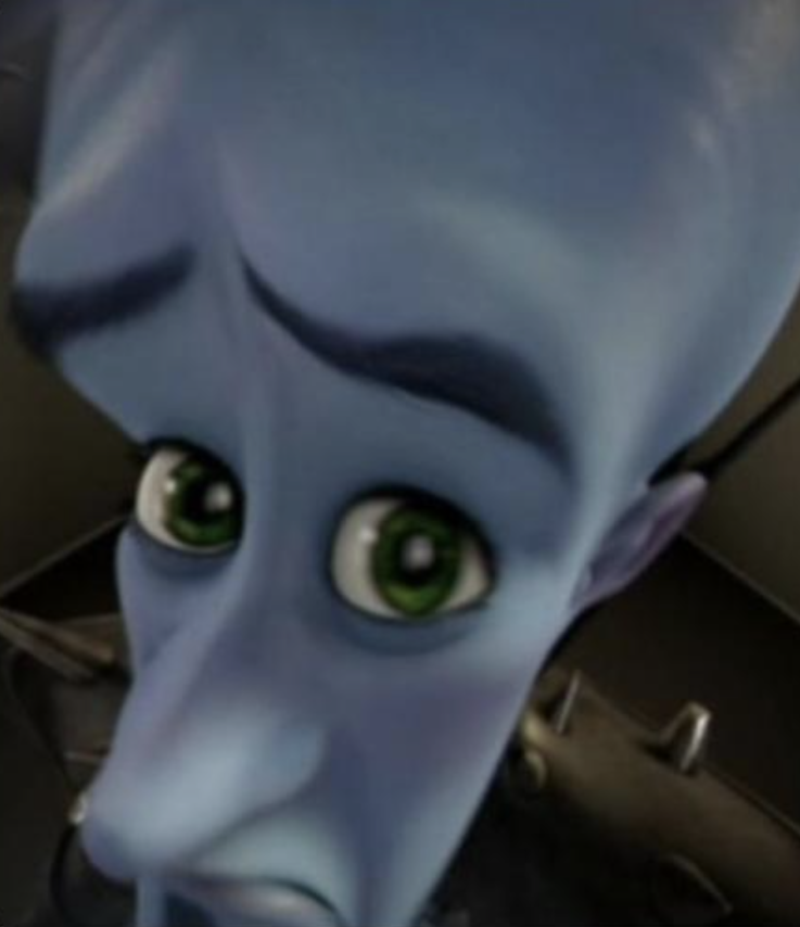 Sad Megamind Meme Template