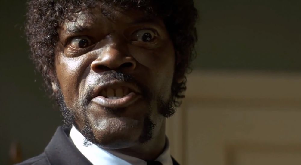 Samuel L Jackson say one more time Meme Template