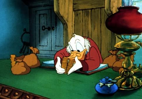 Scrooge McDuck 2 Meme Template