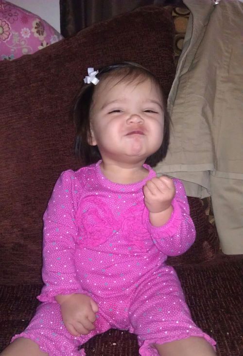 Success Kid Girl Meme Template