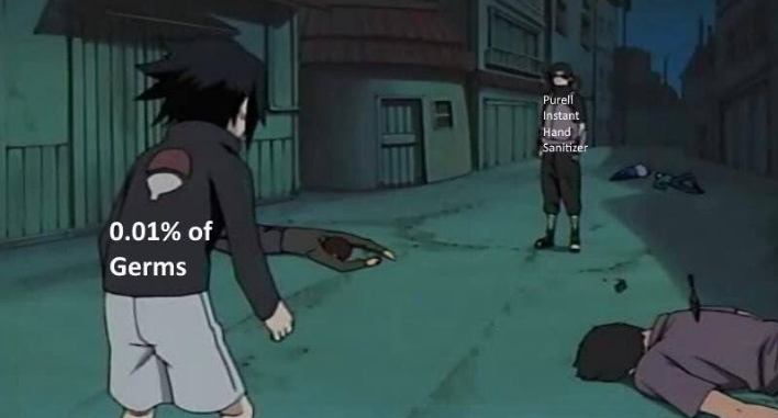 0.01% of Germs Meme Template