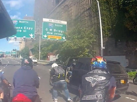 2013 NYC Motorcycle Attack Meme Template