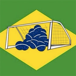 2014 World Cup Semfinal: Brazil vs. Germany Meme Template