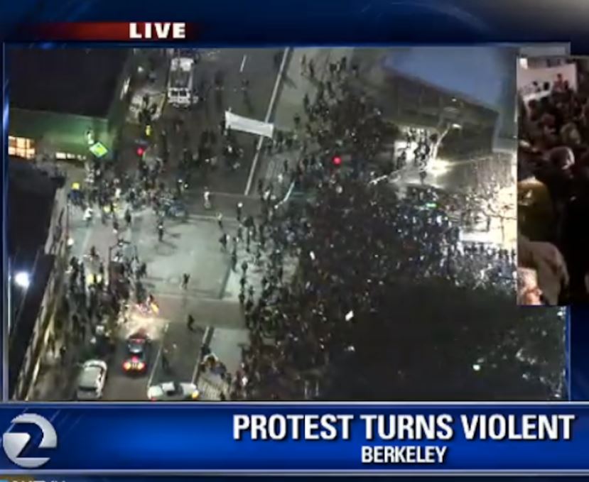 2017 Milo Yiannopoulos UC Berkeley Protest