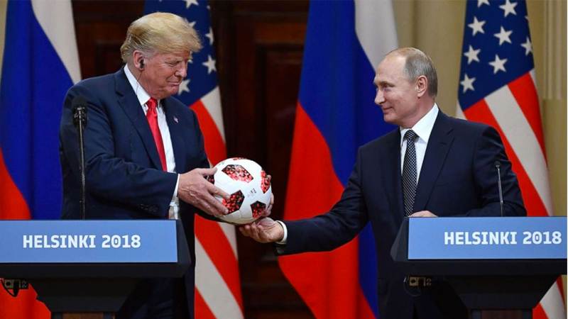 2018 Russia - United States Summit Meme Template
