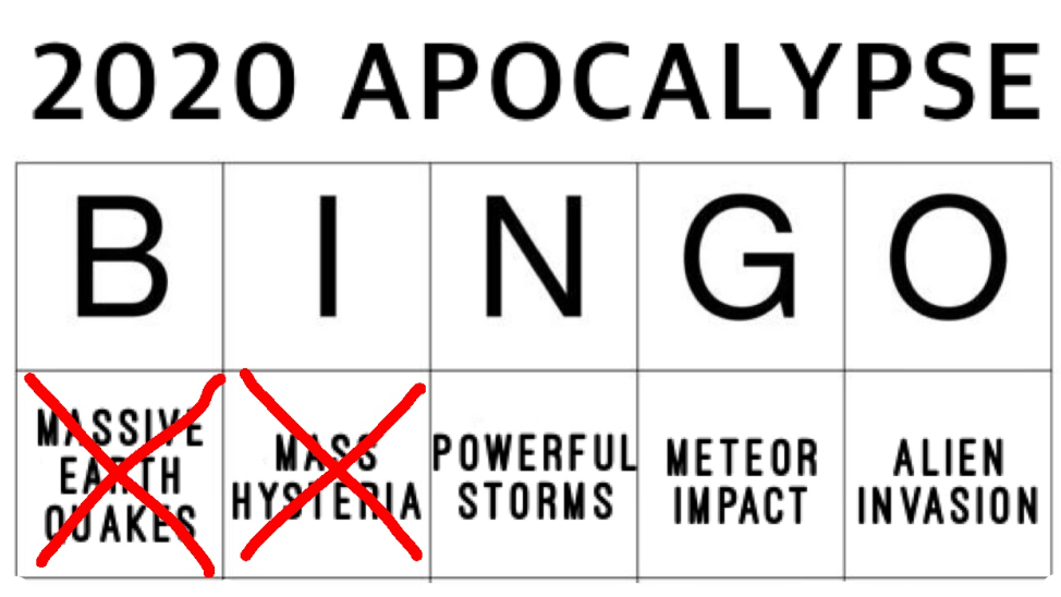 2020 Bingo Meme Template