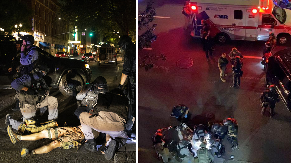 2020 Portland Protest Shooting Meme Template