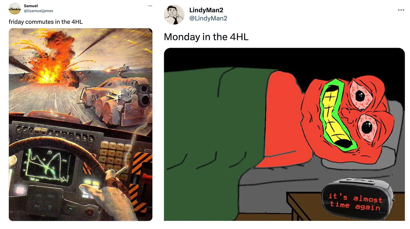 4 Hour Life / 4HL Meme Template