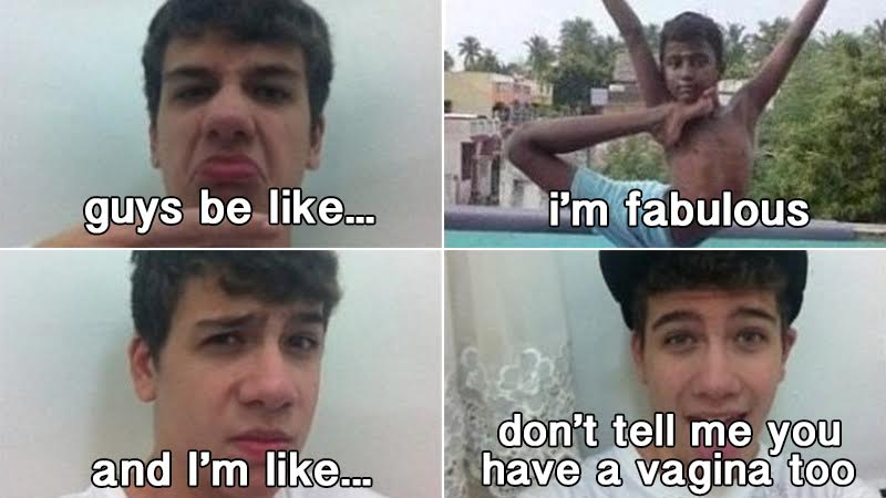 4 Panel Cringe Meme Template