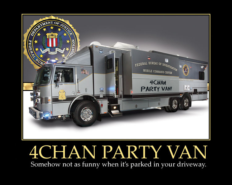 4chan Party Van Meme Template
