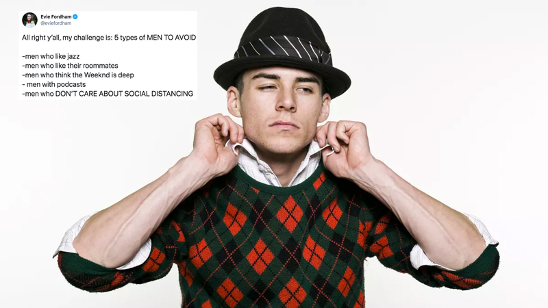 5 Types of Men to Avoid Challenge Meme Template