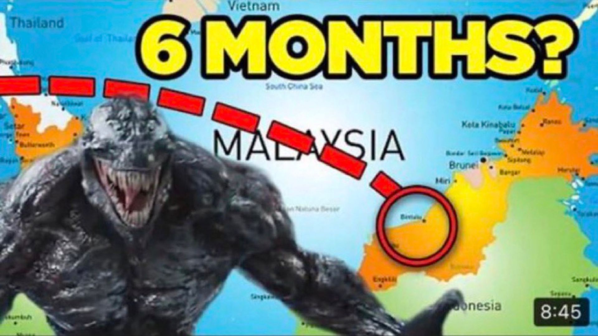 6 Months? / 6 Months Venom Thumbnail Meme Template