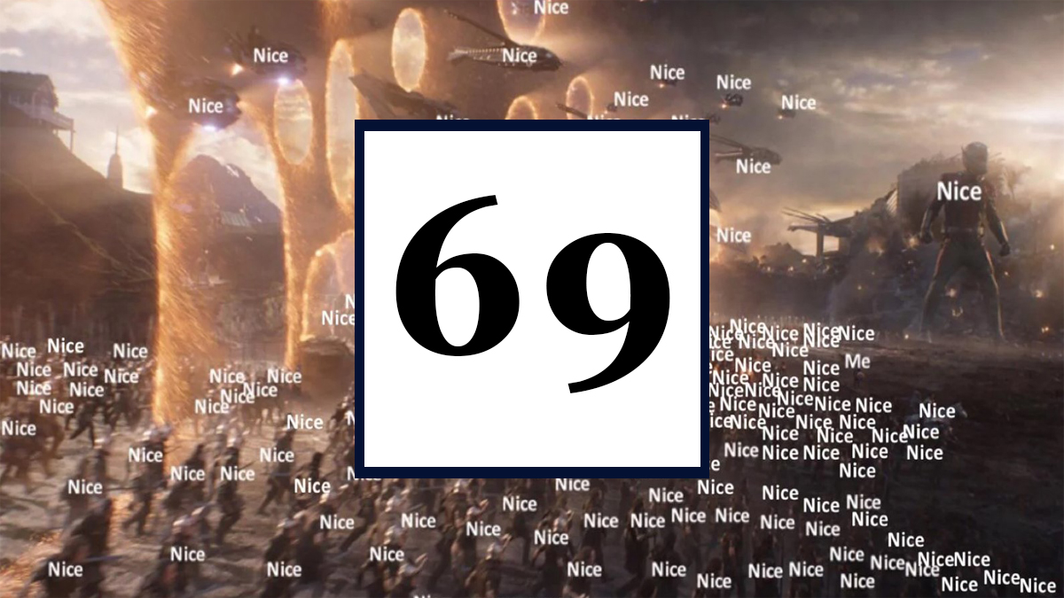 69 / Sixty-Nine Meme Template
