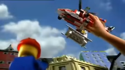 A Man Has Fallen Into the River in Lego City