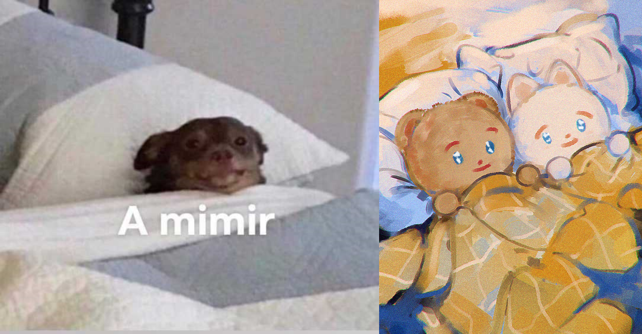 A Mimir / Two mimir Meme Template