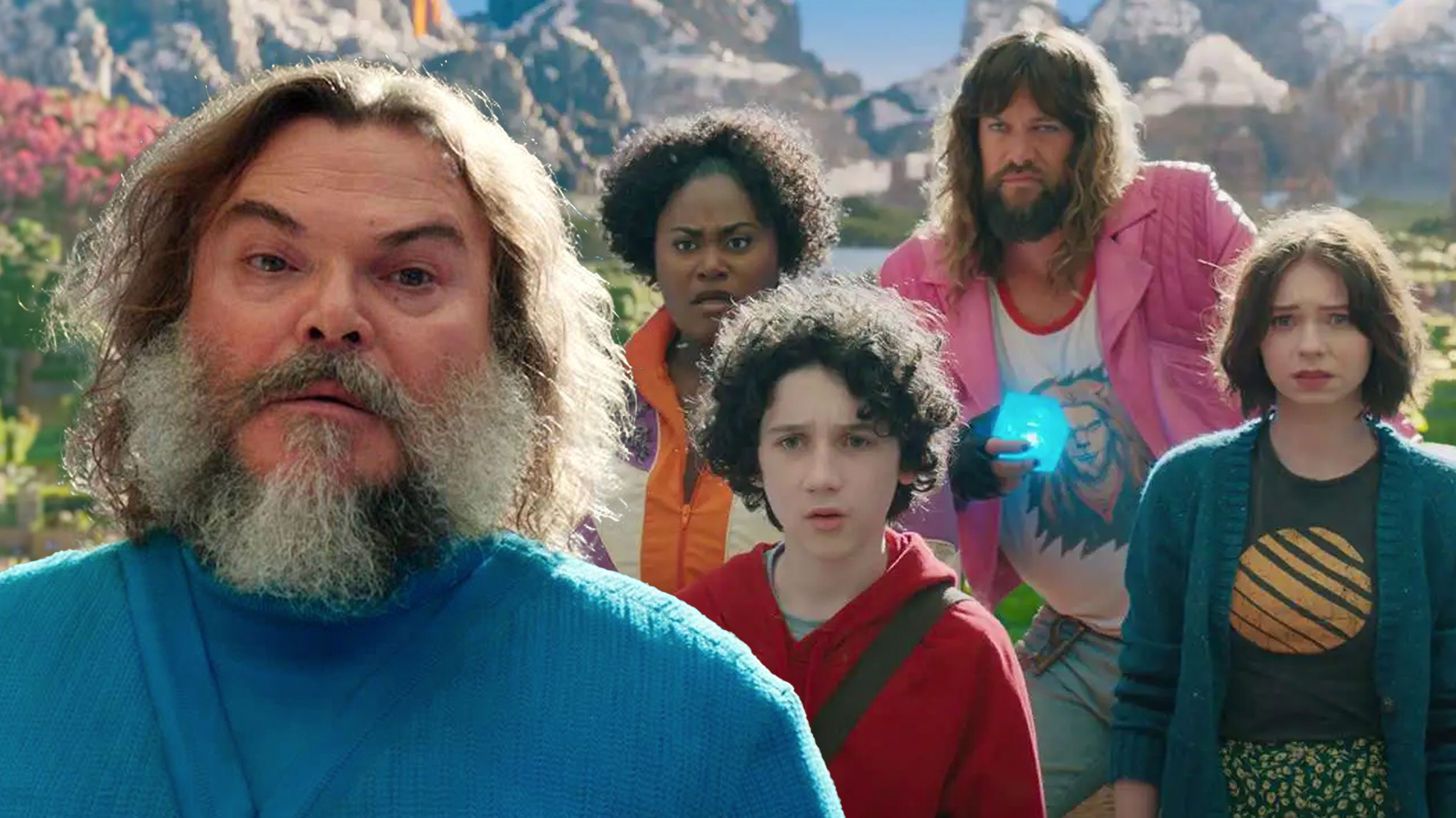 A Minecraft Movie Meme Template