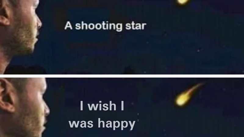 A Shooting Star Rejecting Wish