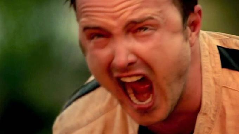 Aaron Paul Screaming