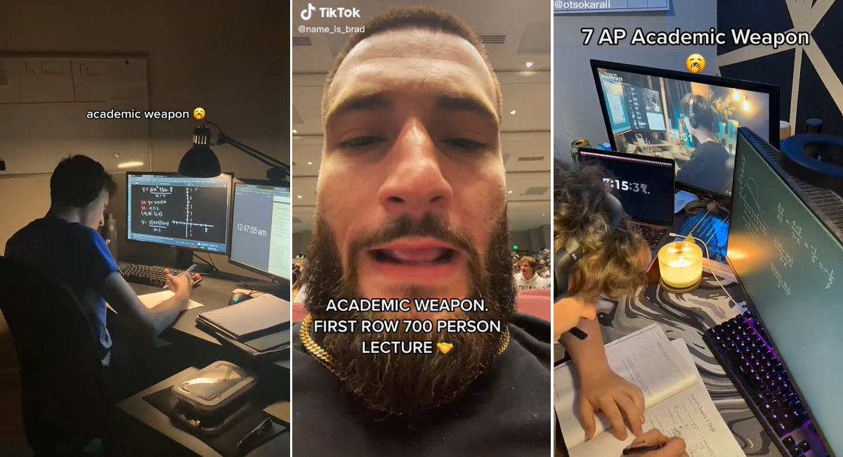 Academic Weapon Meme Template