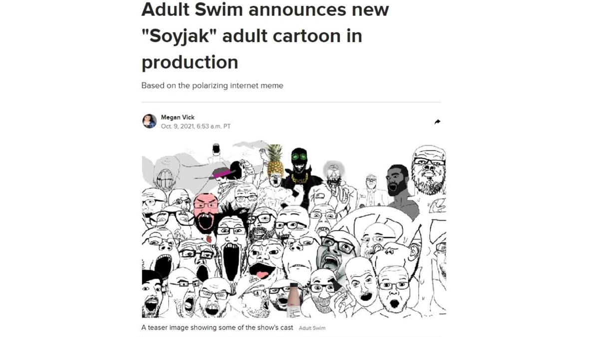 Adult Swim Soyjak Cartoon
