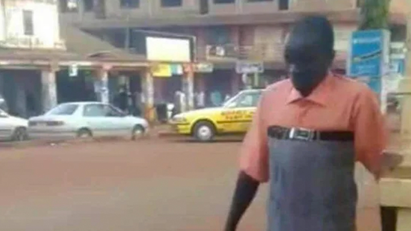 African Man in High Pants