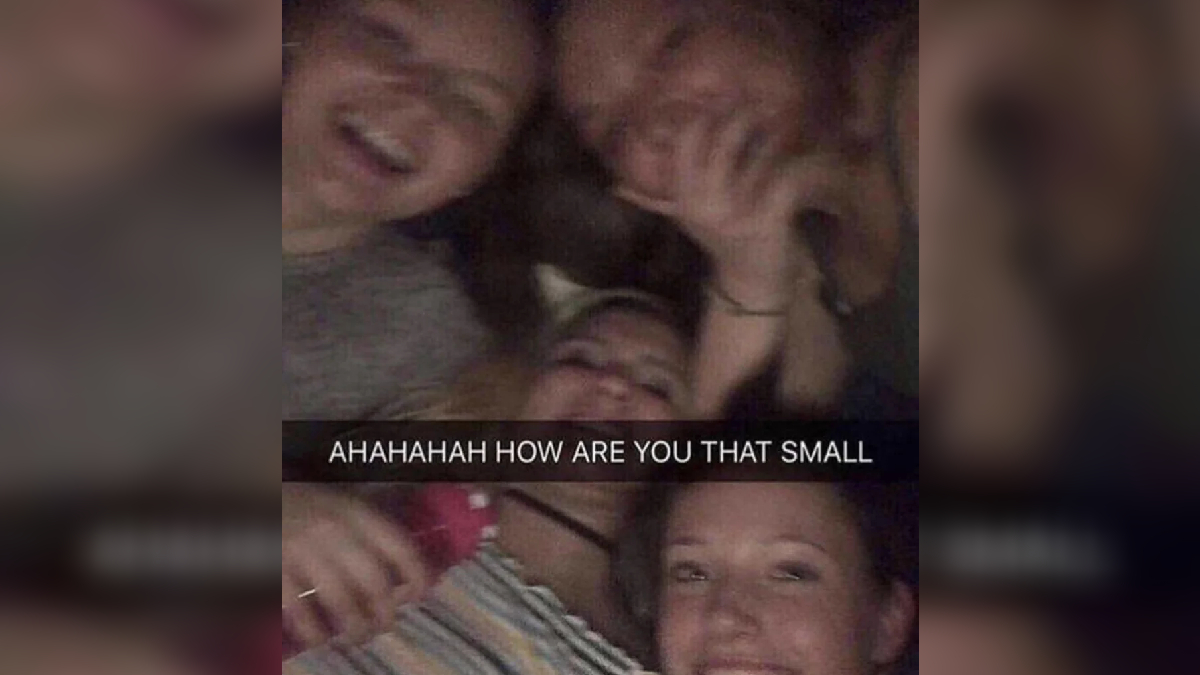 Ahahahah How Are You That Small Meme Template