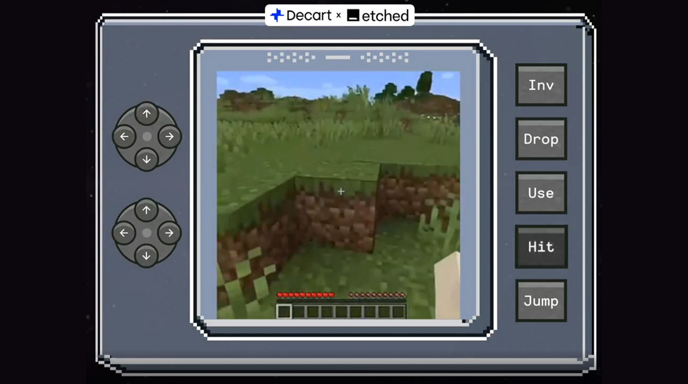 AI-Generated Minecraft Meme Template