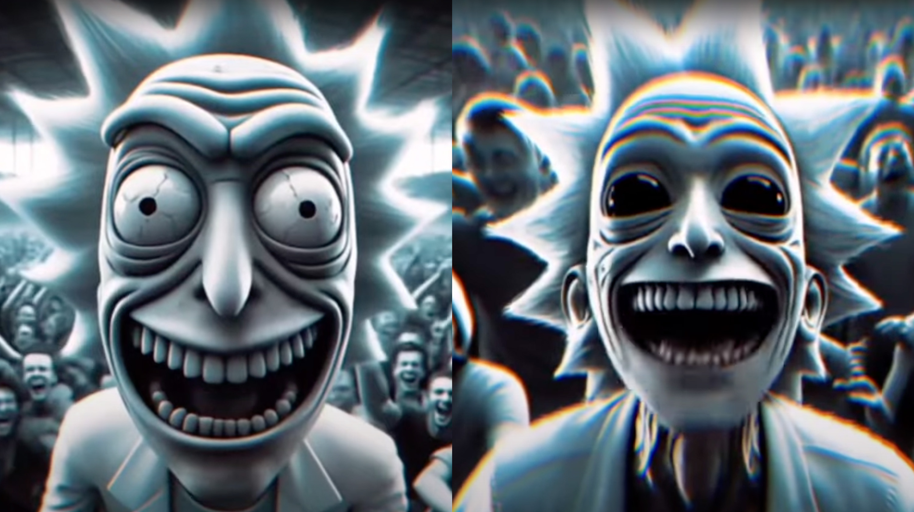 AI Rick Laughing