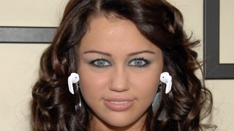 AirPod Flexing Meme Template