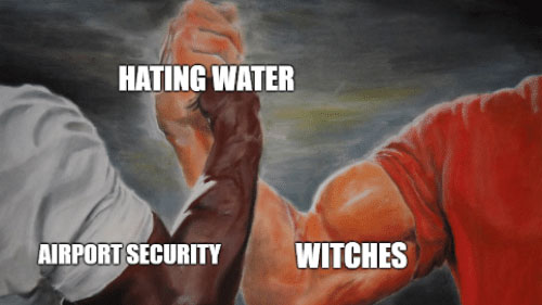 Airport Security vs. Water