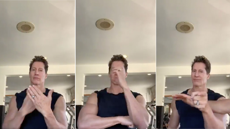 "All I Want For Christmas Is You" Sign Language Challenge Meme Template