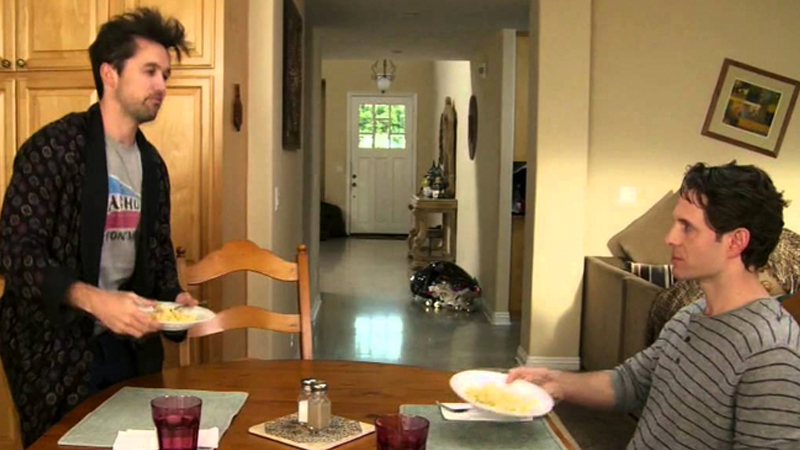 Always Sunny Plate Toss Meme Template