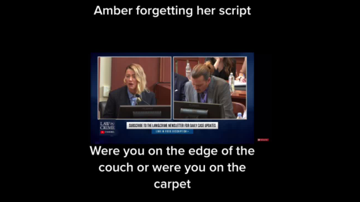 Amber Heard "Dirty Carpet" Story Meme Template