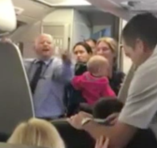 American Airlines Stroller Incident Meme Template
