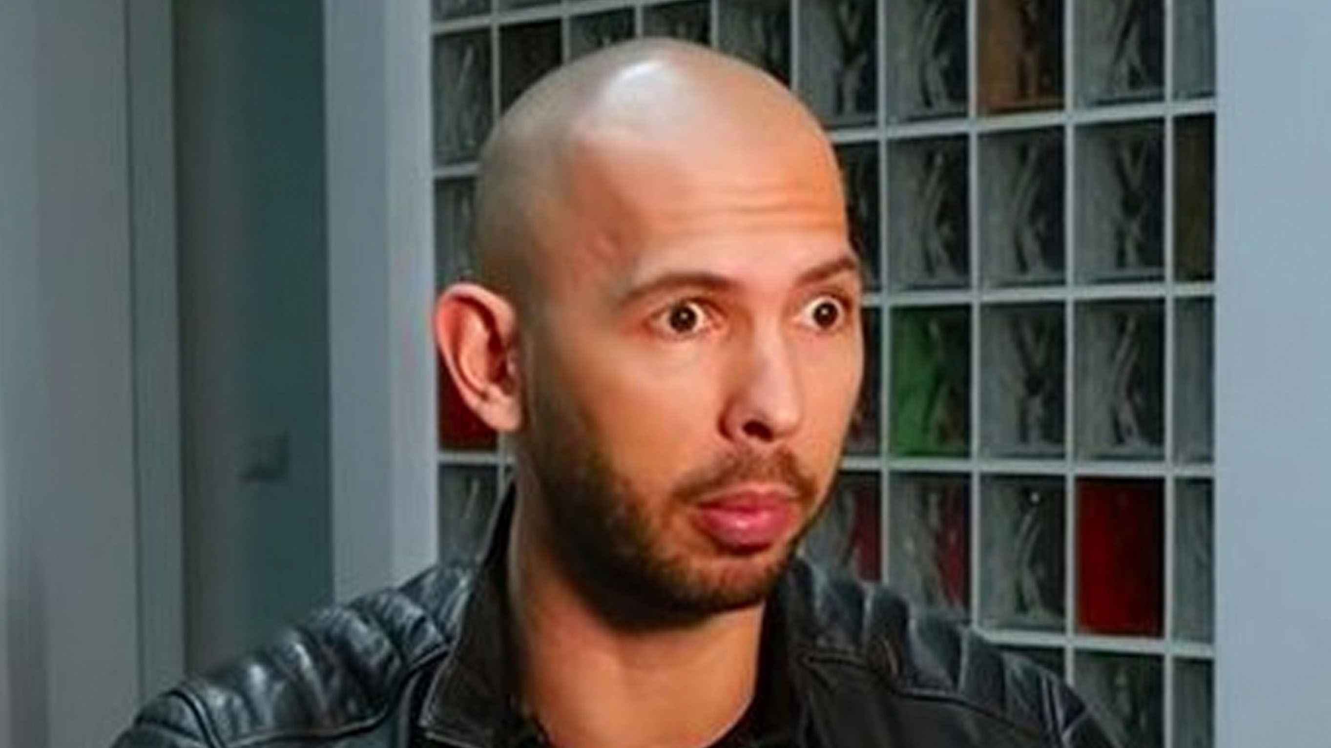Andrew Tate Shocked Face