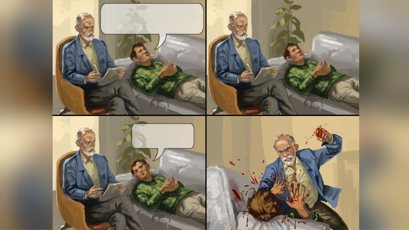 Angry Psychologist Meme Template