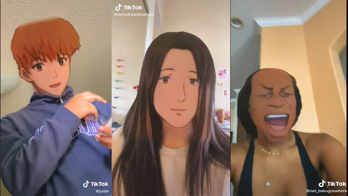 Anime Filter Meme Template