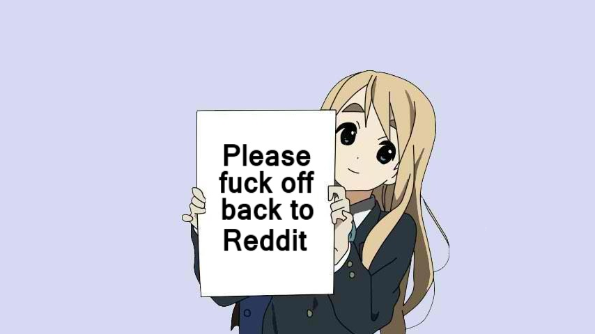 Anime Girls Holding Signs Meme Template