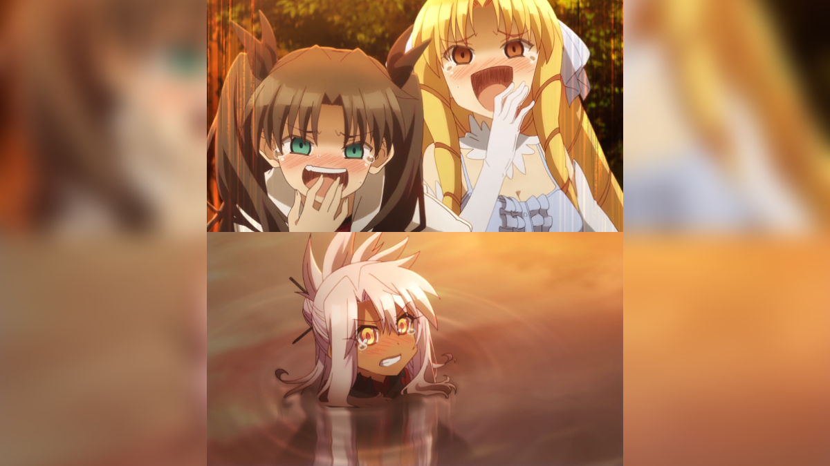 Anime Girls Laughing At Anime Girl In Mud Meme Template