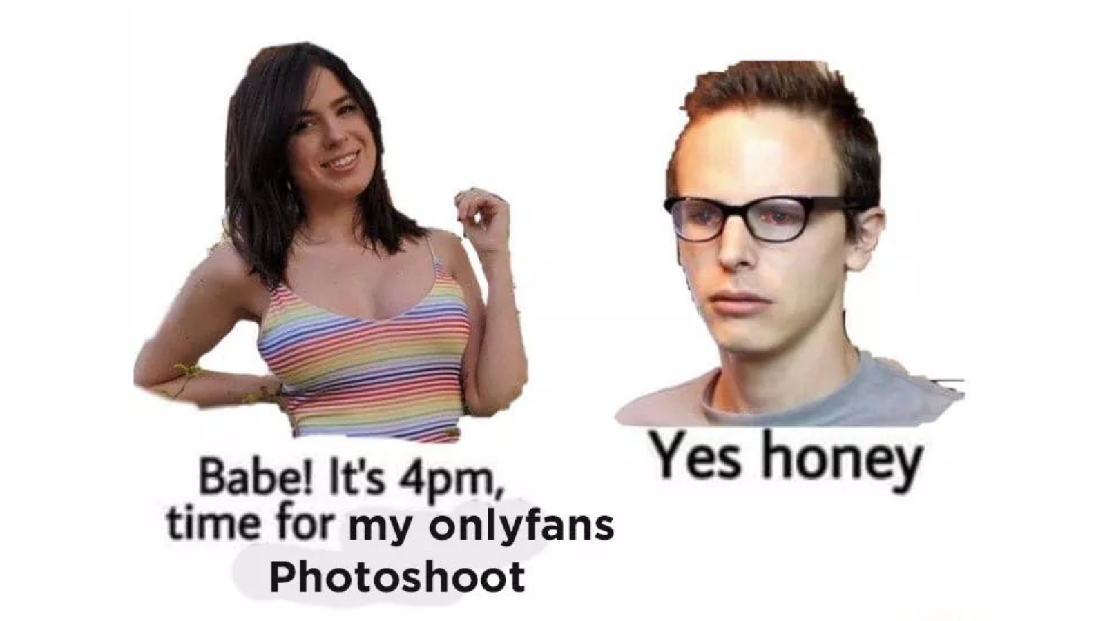 Anisa Jomha's OnlyFans Meme Template