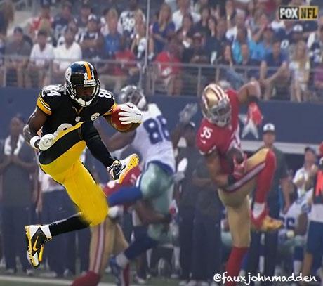Antonio Brown's Karate Kick
