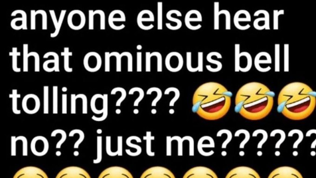 Anyone Else Hear That Ominous Bell Tolling