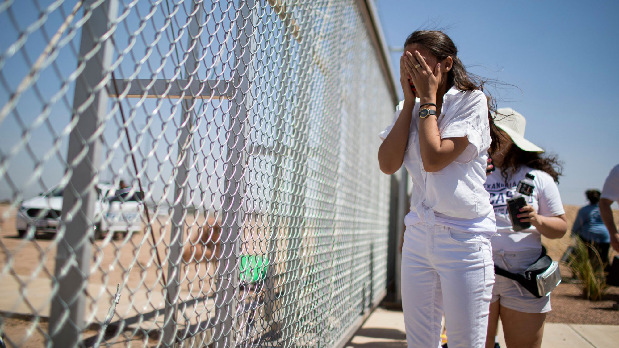 AOC Visiting Migrant Detention Facility Meme Template