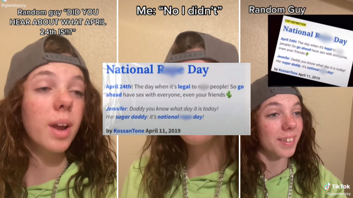 April 24th "National Rape Day" / 4/24 TikTok Trend
