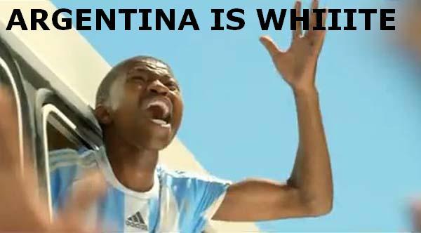 Argentina Is White Meme Template