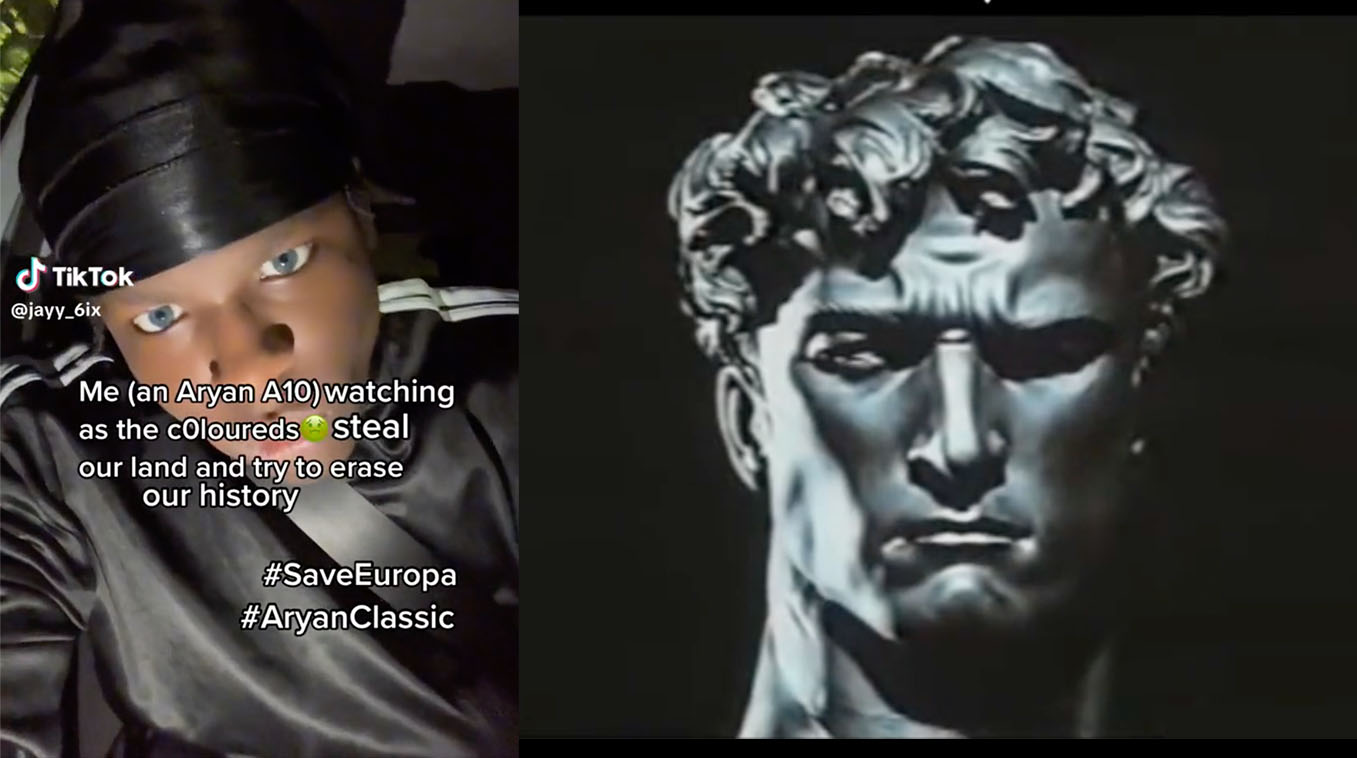 Aryan Classic TikTok / Save Europa Mfers Meme Template