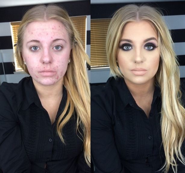Ashley VanPevenage's Makeup Transformation Photo